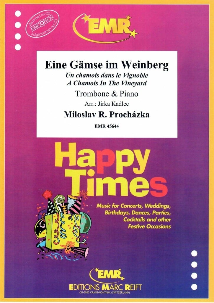 Eine Gämse im Weinberg